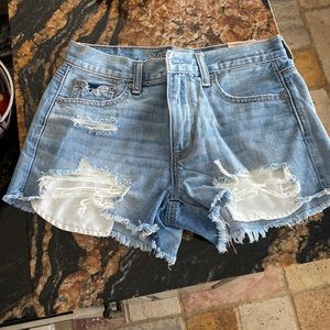 American Eagle High Waisted jean shorts